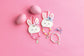 MP Bunny Charm Bracelet & Ring Set