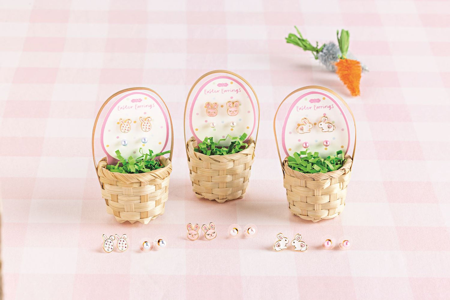 MP Stud Earring Basket Set