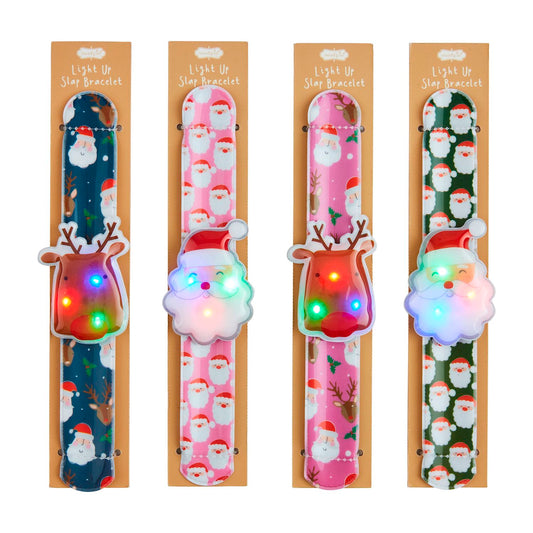 MP Christmas Light-Up Slap Bracelet