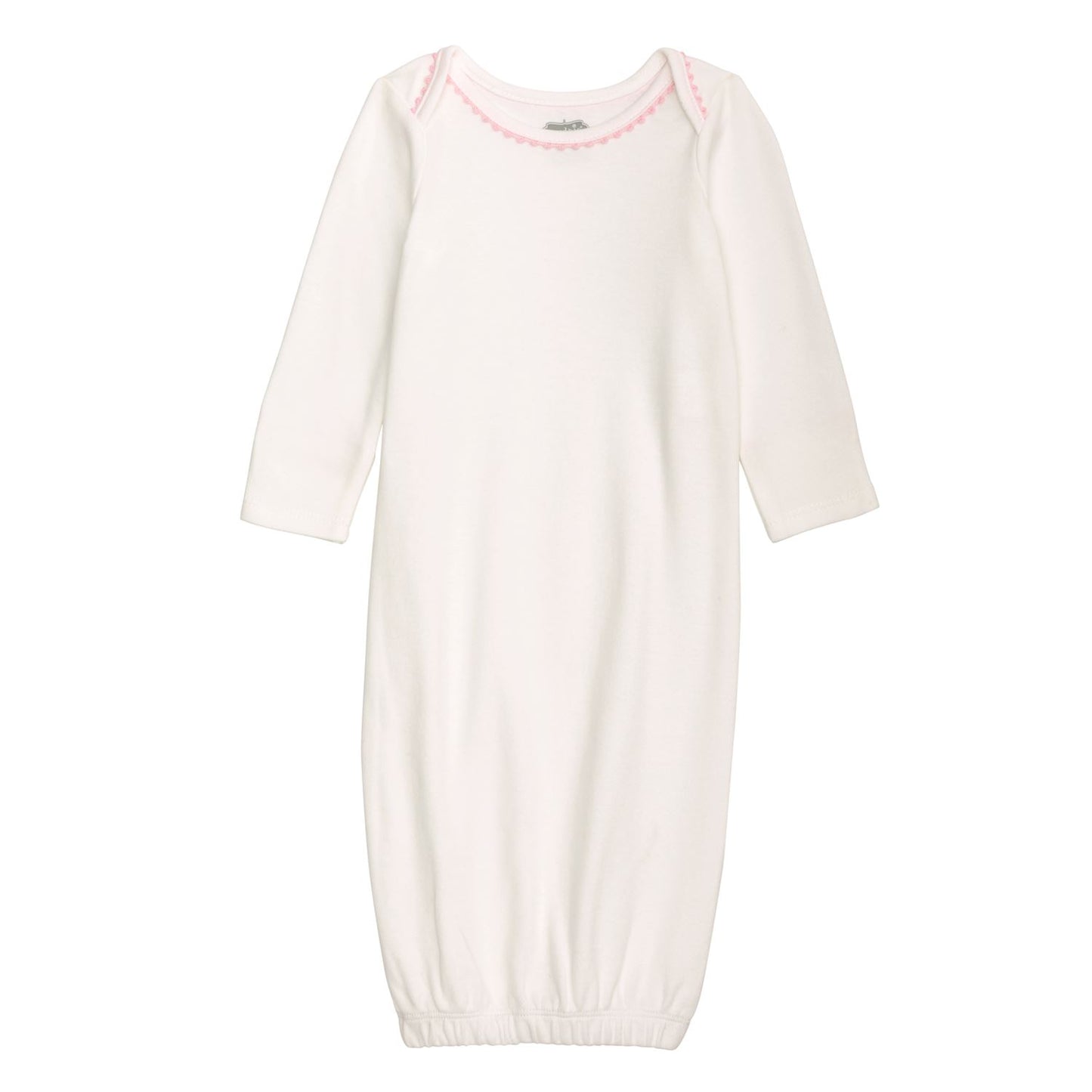 MP Pink Crochet Trim Gown