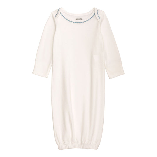 MP Blue Crochet Trim Gown