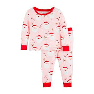 MP Pink Santa PJ Set