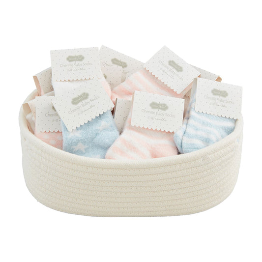 MP Baby Chenille Socks- Blue
