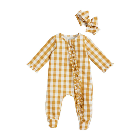 MP Mustard Gingham Set