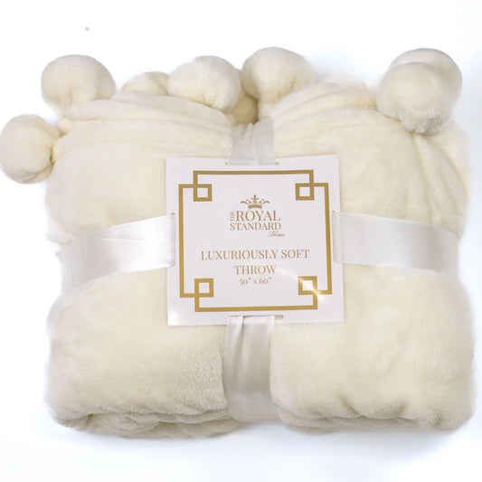 TRS Pom Throw Blanket