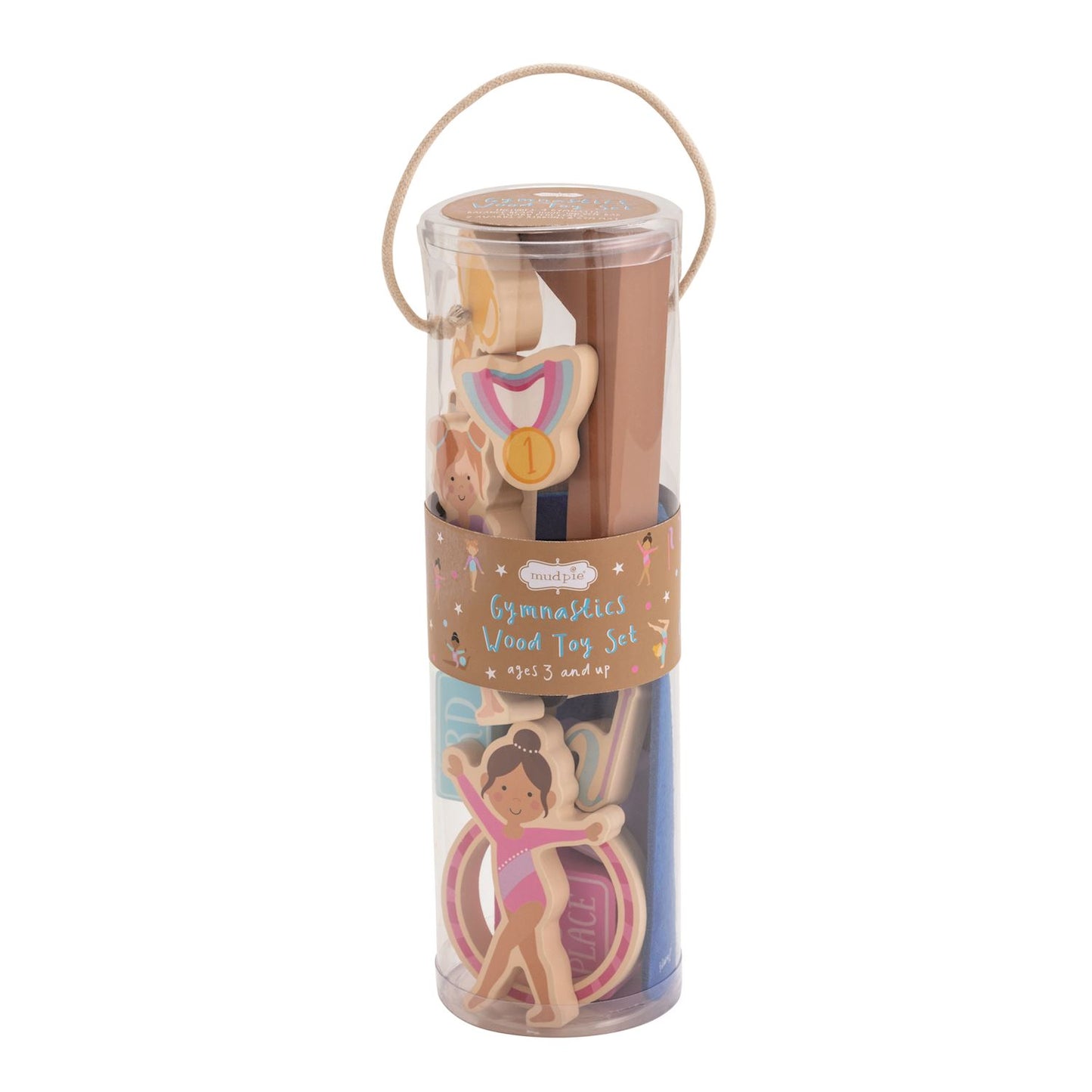 Mp Gymnastics Wood Toy Set