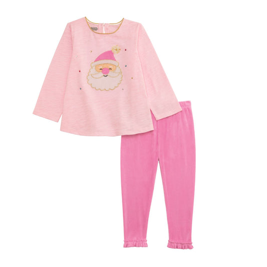 MP Pink Santa Tunic & Legging Set