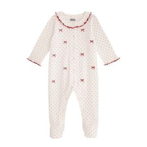 MP Christmas Embroidered Bow Sleeper
