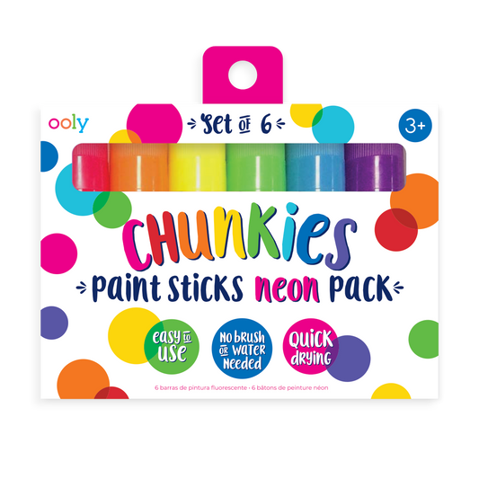 Ooly Chunkies Paint Sticks (Neon 6)