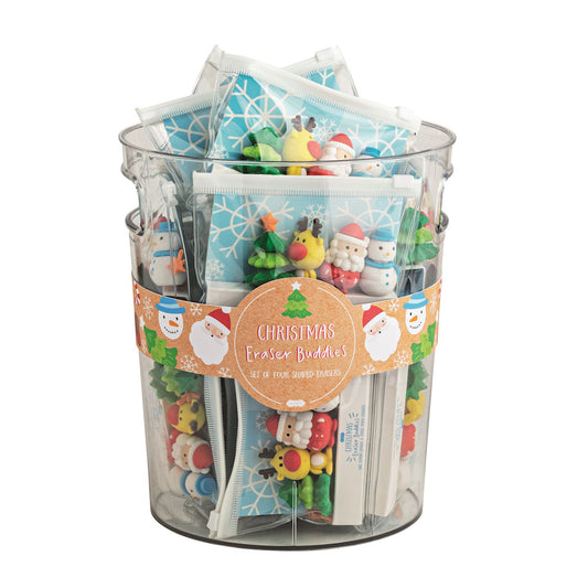 Mp Christmas Eraser Buddy Set