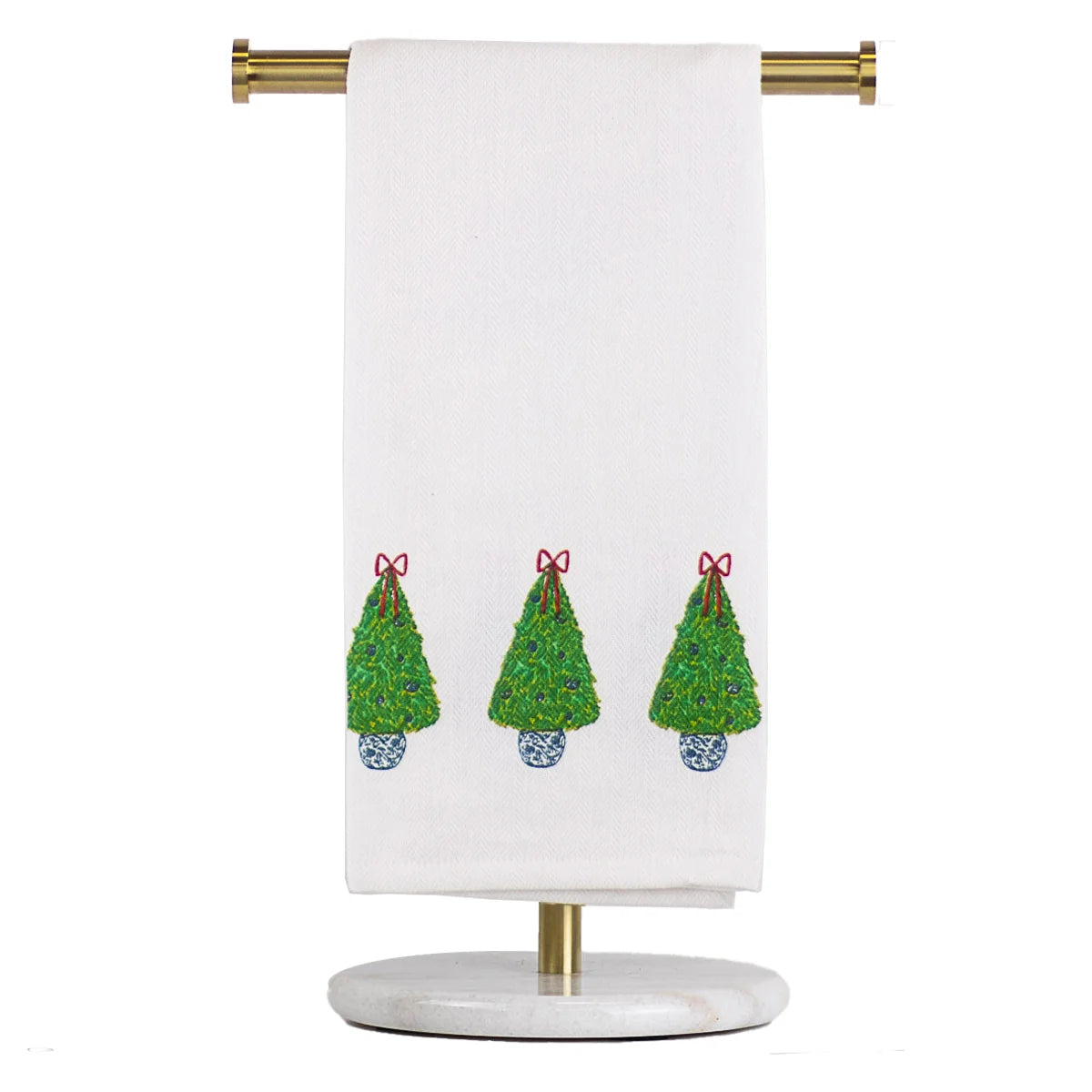 TRS Christmas Topiary Tea Towel