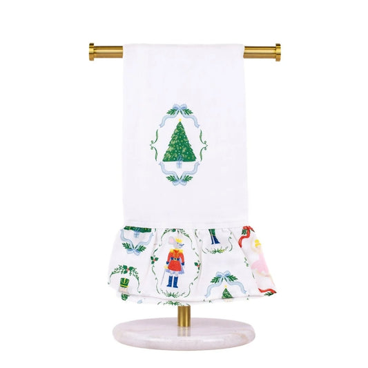 TRS Waltz Tree Ruffle Tea Towel