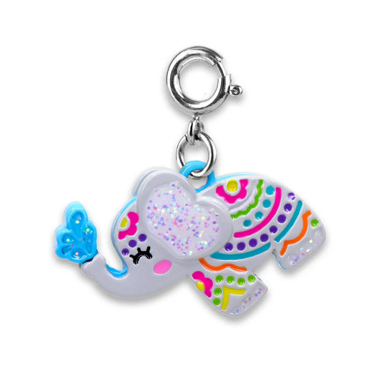 CI charm glitter elephant