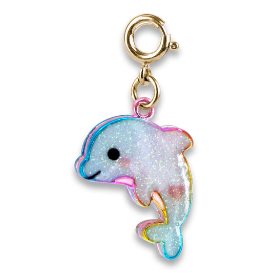 CI Charm - Tie-Dye Dolphin