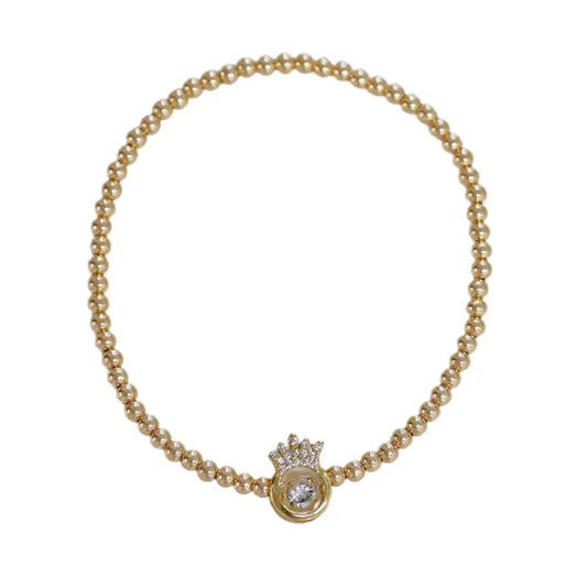BB "Solitaire Crown" Cz Bracelet