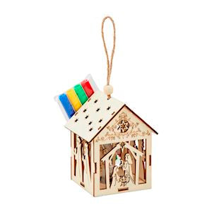 MP Light up Nativity Ornament
