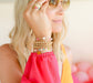 Hot Pink Pearl Poppi Bracelet