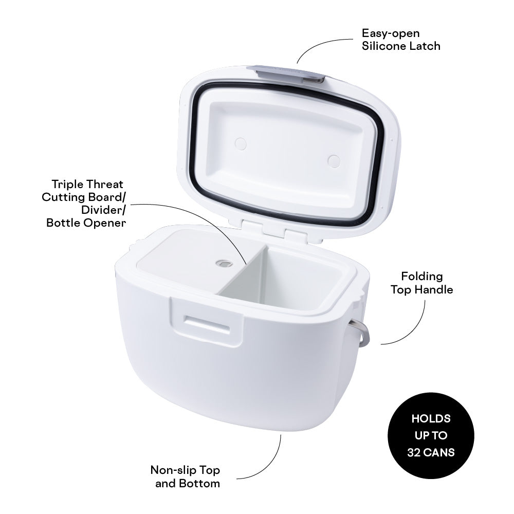 Corkcicle Chillpod 25qt-G white