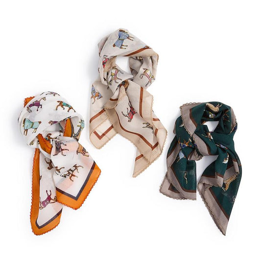 TC Horse Scarf Necklace