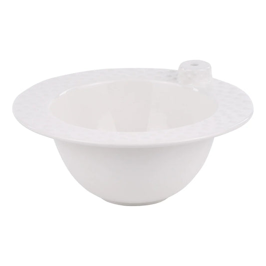 GH Large White Bowl