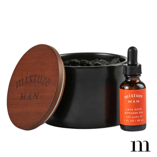 Mixture Lava Rock Diffuser - Sandalwood & Amber