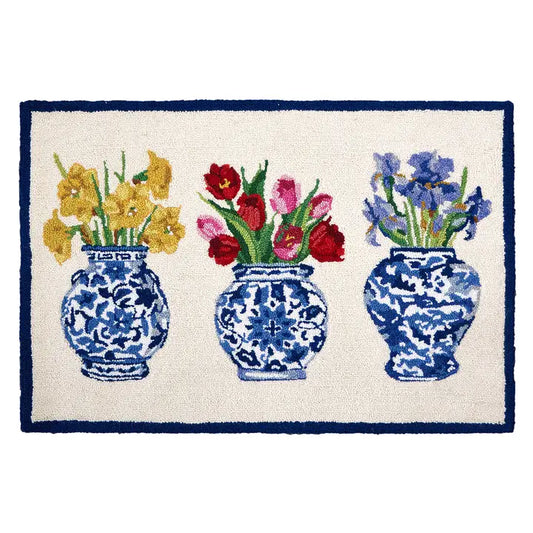 PH Chinoiserie Flowers Hook Rug