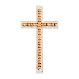 MP LG Gold Beaded Cross Sitter