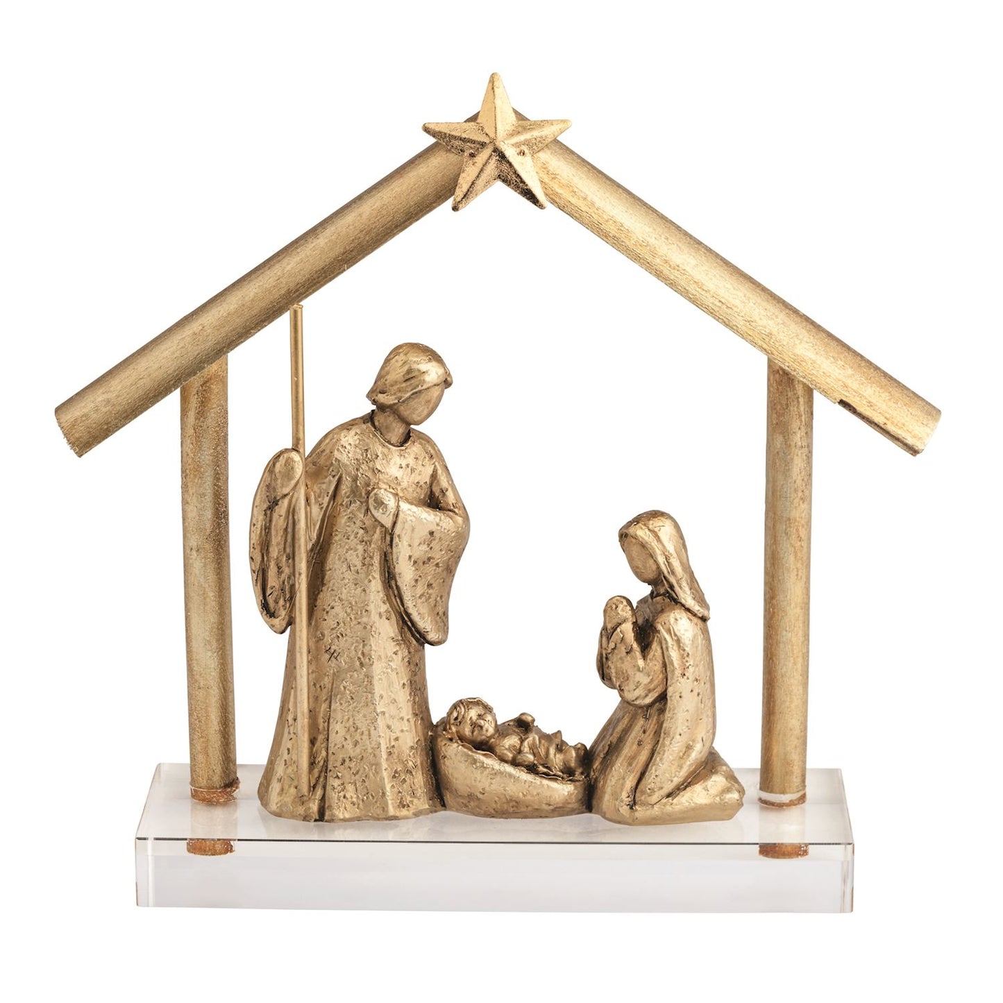 MP Acrylic Base Gold Nativity