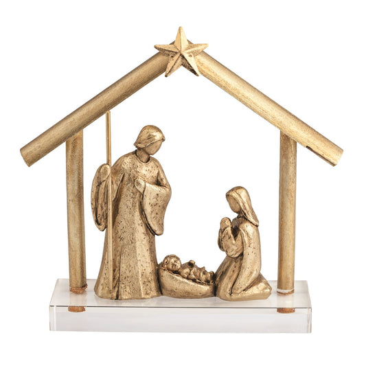 MP Acrylic Base Gold Nativity