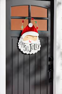 MP Light-up Door Hanger- Santa