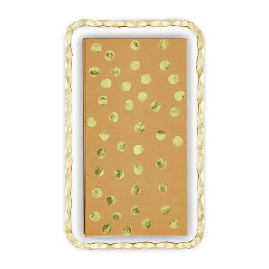 Mud Pie gold napkin set