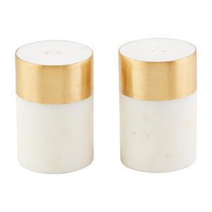 MP marble salt and pepper set