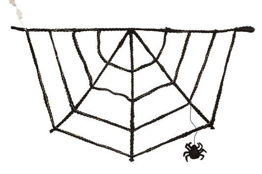Mp Light Up Felt Spider Web