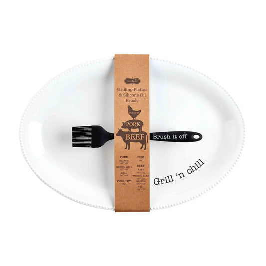 MP grill platter and brush