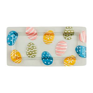 MP Glass Easter Egg Platter