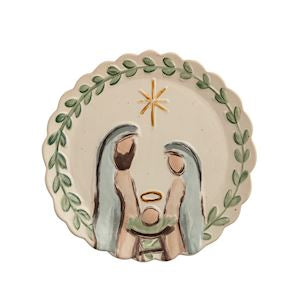 MP Nativity Round Platter