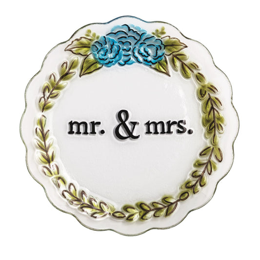 MP Mr. & Mrs. Flower Platter