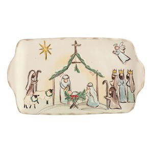 MP nativity platter