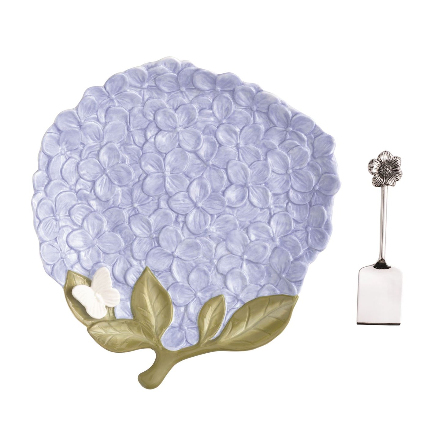 MP Figural Hydrangea Platter Set