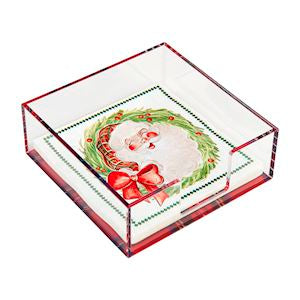 MP Santa Napkin & Tartan Caddy Set