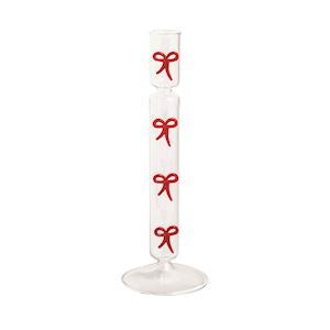 MP Christmas Glass Icon Candlesticks