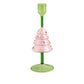 MP Christmas Glass Taper Holders