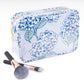 8 Oak Hydrangea Stem Clear Coated Rectangular Cosmetic Case