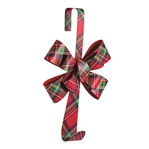 MP Tartan Bow Wreath Hanger