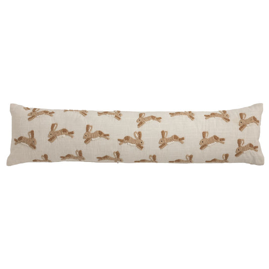 MP Bunny Embroidery Long Pillow