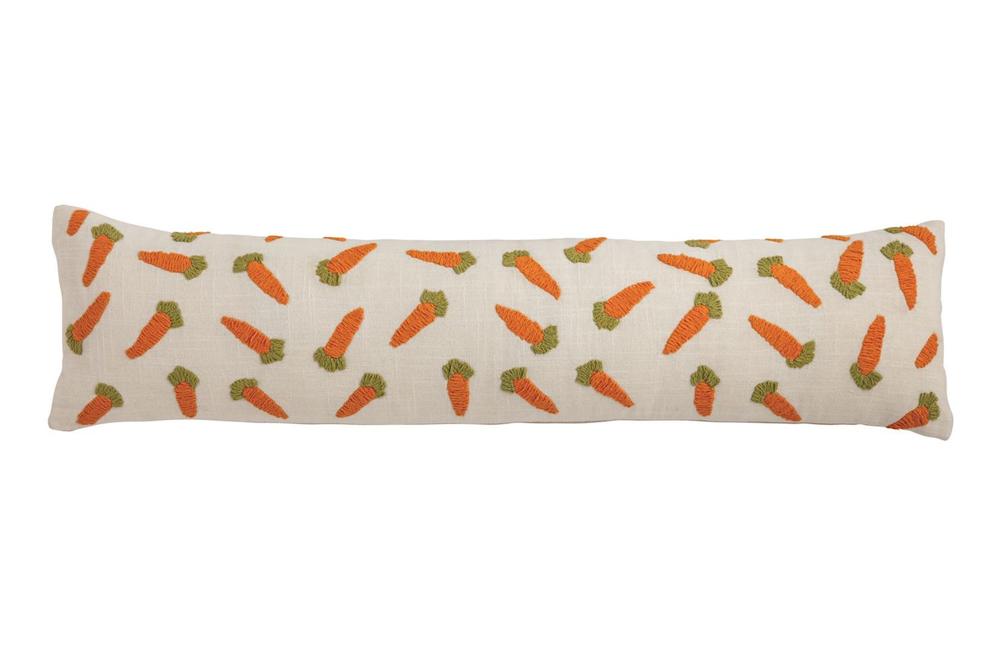 MP Carrot Embroidery Long Pillow