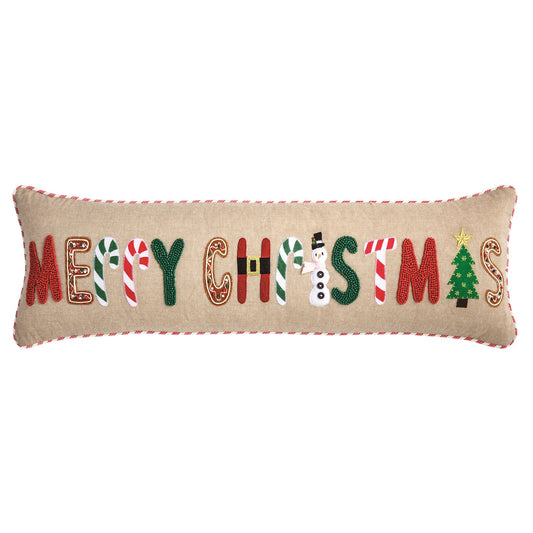 MP Long Circa Christmas Pillow