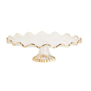 MP Gold Edge Ruffle Cake Stand