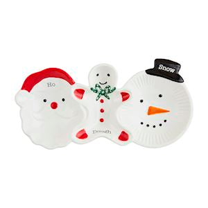 MP Christmas Triple Dip Tray