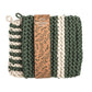 Mp Green Stripe Pot Holder Set